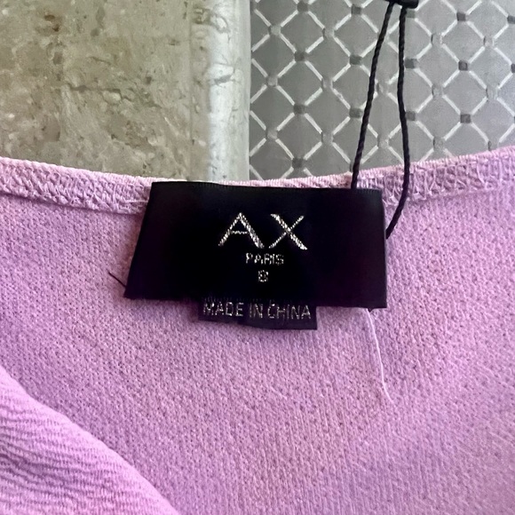 A|X PARIS Lilac Off The Shoulder Strappy Wrap Around Dress - Picture 14 of 15